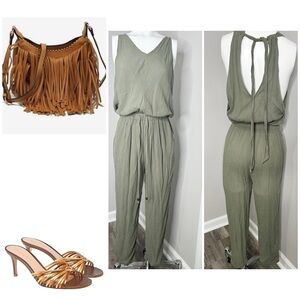 Wonderly Olive Green Jumpsuit